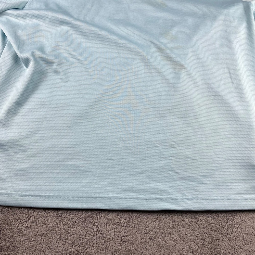 Reebok Mens Athletic Polo Mens 3XL Light Blue Breathable - Picture 2 of 16